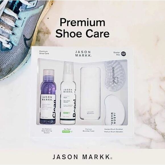 Jason Markk Starter Box, Shoe Cleaning Kit, 5-Piece Set, Deep Cleaning Solutions - Picture 2 of 9